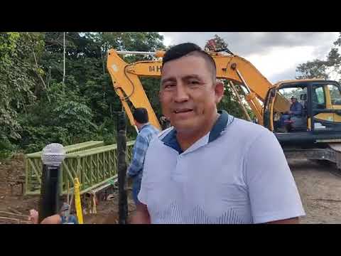 Avances conturcción de puentes en la parroquia 10 de Agosto - Lago Agrio 27 marzo 2024