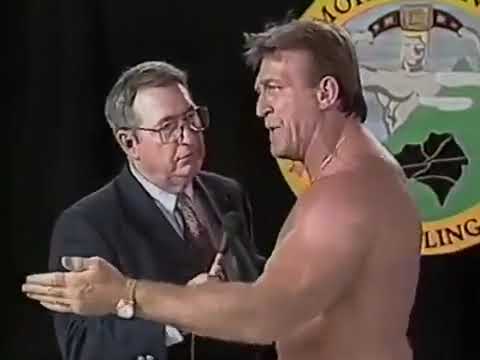Paul Orndorff continues his verbal assault against Ronnie Garvin Danny Davis - 11/7/1992 - SMW