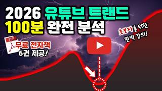 2026년 최신 초보자를 위한 유튜브 시작하는 방법ㅣ100분 무료 강의ㅣ무료 전자책 6권 제공