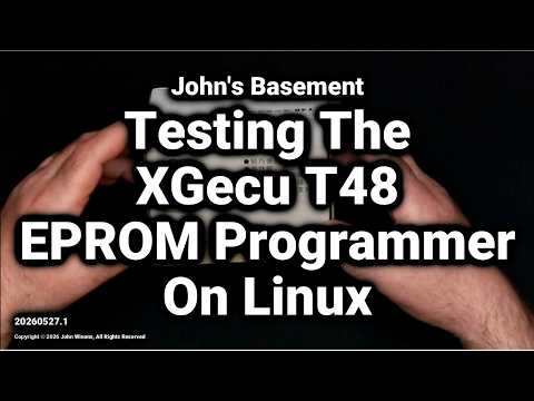 XGecu T48 EPROM Programmer Box Opening & Linux Testing
