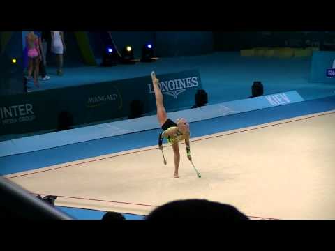 Moustafaeva Kseniya (FRA)  clubs   World Championships RG 2013  Qual