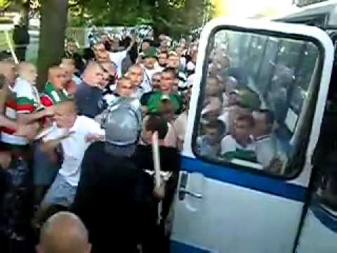 Policja pałuje Kibiców Hetmana Zamość