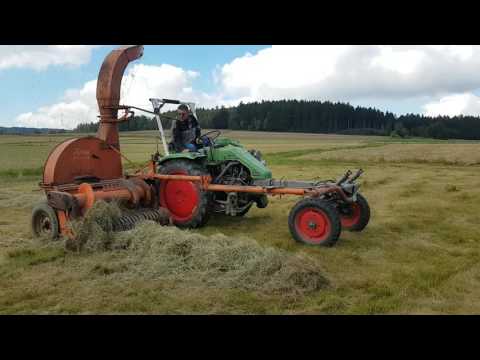 Fendt gt 225 mit Fella Passat Feldhäcksler
