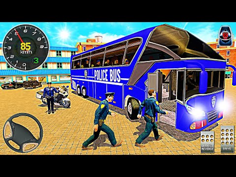 US Police Bus Mountain Driving - Rescue Offroad Bus Drive | Android Gameplay | Part 2