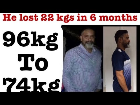 96kg to 74kg Transformation Journey