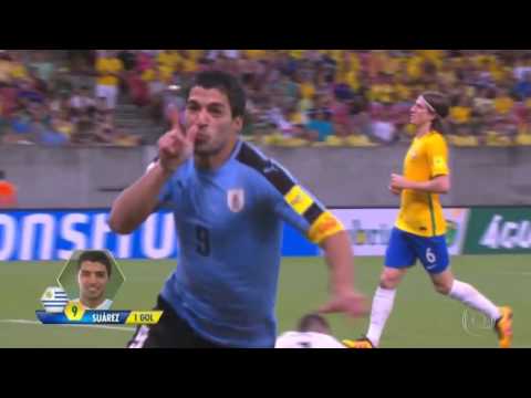 Os Gols HD Brasil 2 x 2 Uruguai Eliminatórias Copa do Mundo 25.03.2016