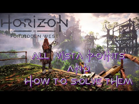 Horizon Forbidden West - Location of All 9 Vista Points and How to Solve Them
