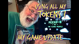 Using ALL My Pico-8 Tokens on Peeko-8 vs The Cloud People - Game Update - Fantasy Console Video Game