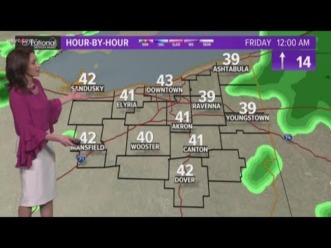 6 p.m. weather forecast for Feb. 14, 2019