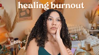 a burnout care vlog ~ tips, routines, and downtime ideas