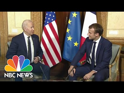 Biden Meets With Macron and Pope Francis As Domestic Agenda Faces Challenges At Home