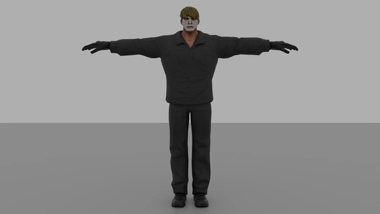 Luther Strode Character 3D Model