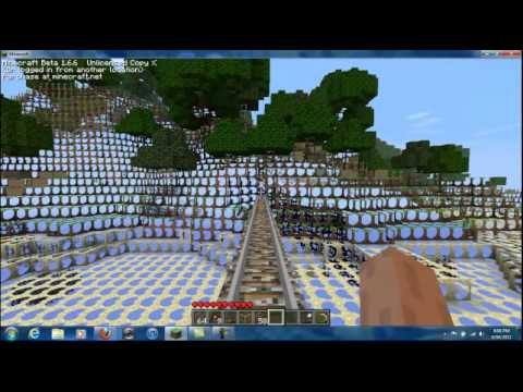 Insane Minecraft Roller-Coaster with Epic Texture Pack!