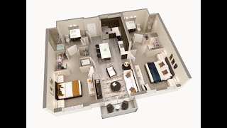 Dwell 2nd Street luxury Apartments - Unit 1406 (Model)