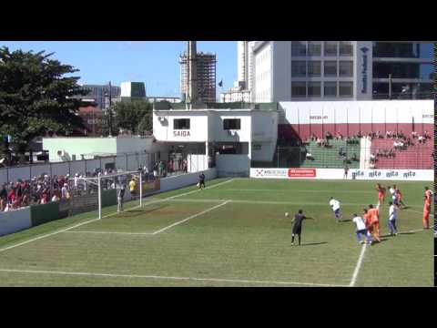 Portuguesa Santista 2 x 0 Manthiqueira - Pênalti perdido por Carlos Alberto