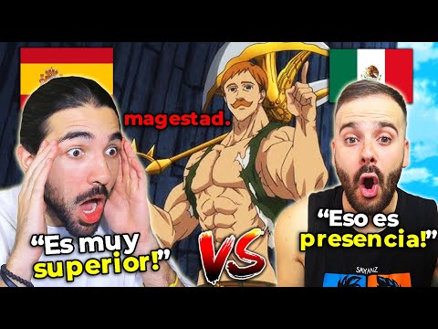 🇬🇧 2 SPANIARDS REACT TO 6 DUBS: AN EPIC MOMENT 🇲🇽 OF ESCANOR VS GALAND - NoMeDuchoGT