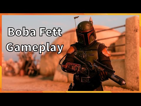 Boba Fett Gameplay Star Wars Battlefront 2