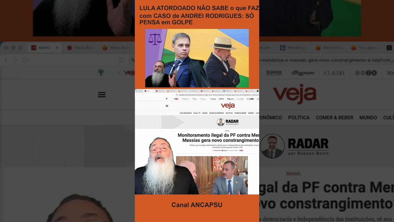 LULA ATORDOADO NÃO SABE o que FAZER com CASO de ANDREI RODRIGUES: SÓ PENSA em GO