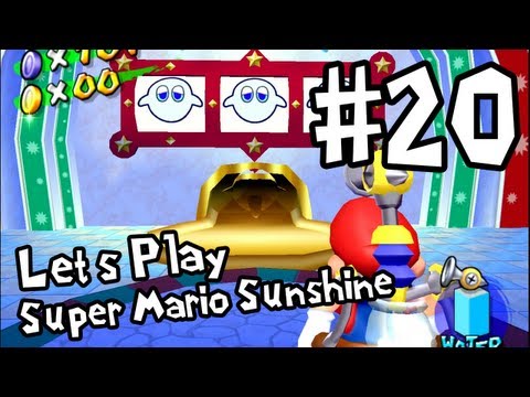 DinosaurFriend plays Super Mario Sunshine - Part 20: Sirena Beach Secrets!