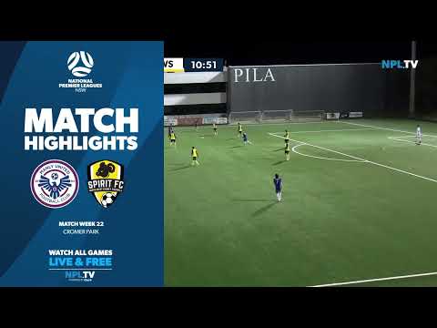 NPL NSW Men's Round 22 Fixture – Manly United v NWS Spirit FC