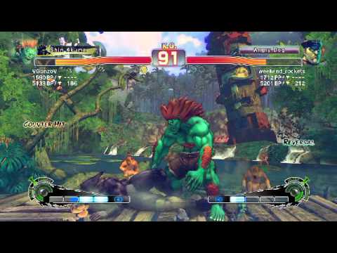 Ultra Street Fighter IV battle: Blanka vs M. Bison