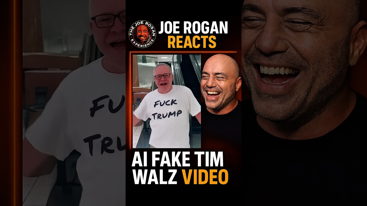 Joe Rogan GOT TRICKED 😱 By Tim Walz AI Meme Video!