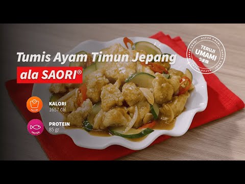 Tumis Ayam Timun Jepang ala SAORI®