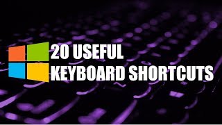 20 Useful Keyboard Shortcuts You Need to Know! (Windows)