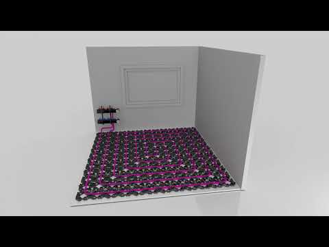 TRICOX OCTA Alaplemez vékony rétegrendű padlófűtéshez 10mm 0,84m2/tábla