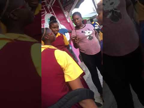 Jamaica Mother fights Schoolgirl for her Daughter PT 1