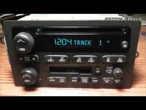 How To Unlock A 2002 - 2008 Chevrolet Theftlock Radio - With Catchy Tune Bonus!!