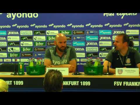 FSV Pressekonferenz nach Großaspach