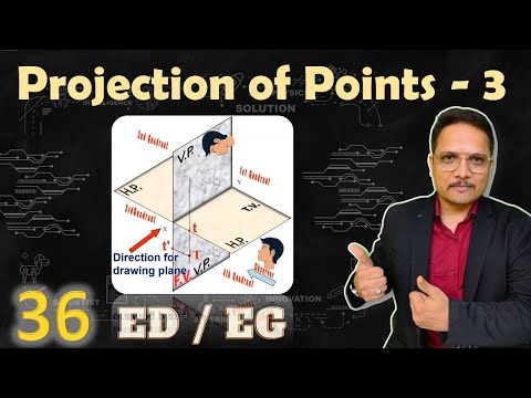 3 Projection of points in Engineering Drawing Projection