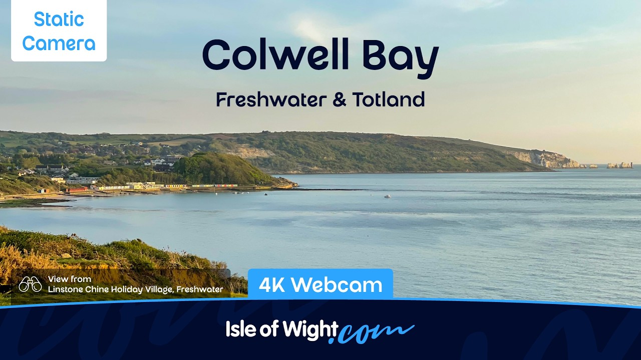 Live webcam view of Totland Bay Shoreline