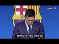 Messi's farewell press conference