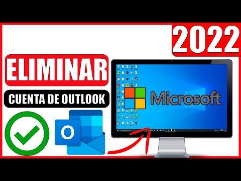 Como eliminar cuenta outlook 2022