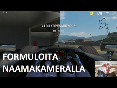 Live for Speed kikkailua ~ Formuloita naamakameralla