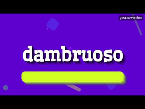 DAMBRUOSO - How to say Dambruoso?
