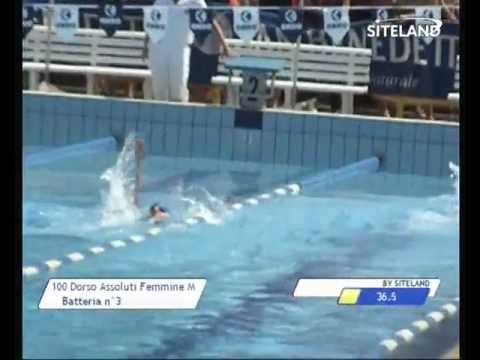 Serie 3 dei 100 Dorso  Assoluti Femmine Master - 12 MEMORIAL ANDREA BETTIOL