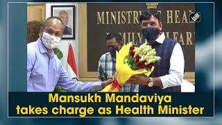 Mansukh Mandaviya takes charge as Health Minister