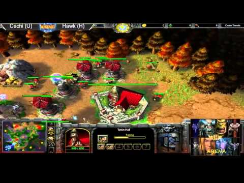 Wc3 Cechi (U) vs Hawk (H)