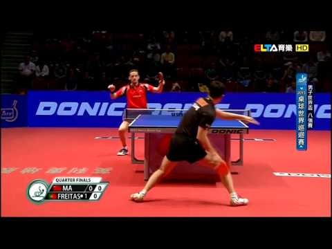 2015 World Cup Ms-QF: MA Long - FREITAS Marcos [HD] [Full Match/Chinese]