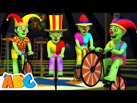 Zombie Family In The Circus | Halloween Songs By @AllBabiesChannel