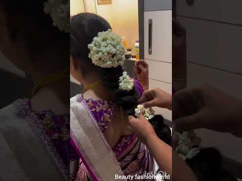 beautiful bridal hair style #wedding #engagement #makeup #trending #viral #shorts #bridallook