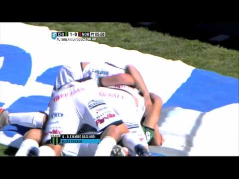 Gol de Gagliardi. Nueva Chicago 1 - Newell's 0. Fecha 28. Primera División 2015. FPT