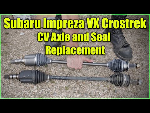 Subaru Impreza XV Crosstrek: CV Axle & Axle Seal Replacement