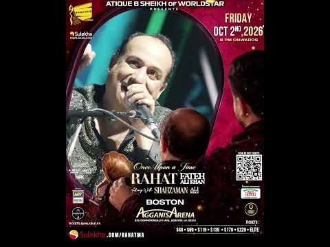 Rahat Fateh Ali Khan & Shahzaman Ali Khan LIVE in Boston | Oct 2