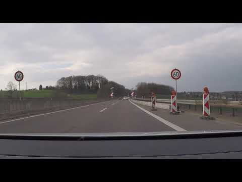 Autobahn A535 Baustelle