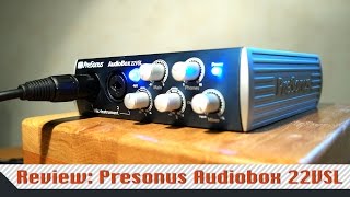 Video thumbnail for Review: Presonus Audiobox 22VSL & Soundtest mit DSP by Obli