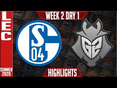 S04 vs G2 Highlights | LEC Summer 2020 W2D1 | Schalke 04 vs G2 Esports
